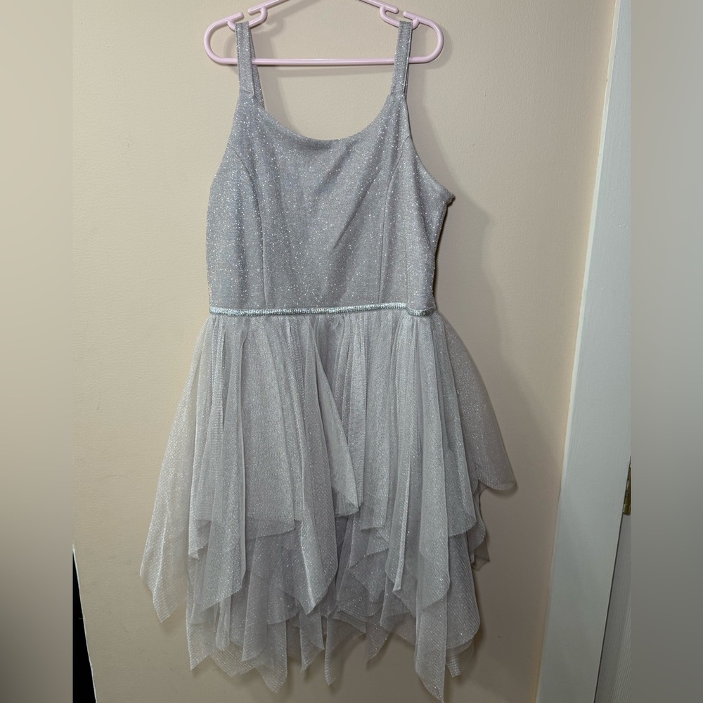 Cat & Jack Shimmering Silver Dress